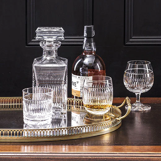 Royal Scot Crystal Art Deco 75cl Square Spirit Decanter - Image 3