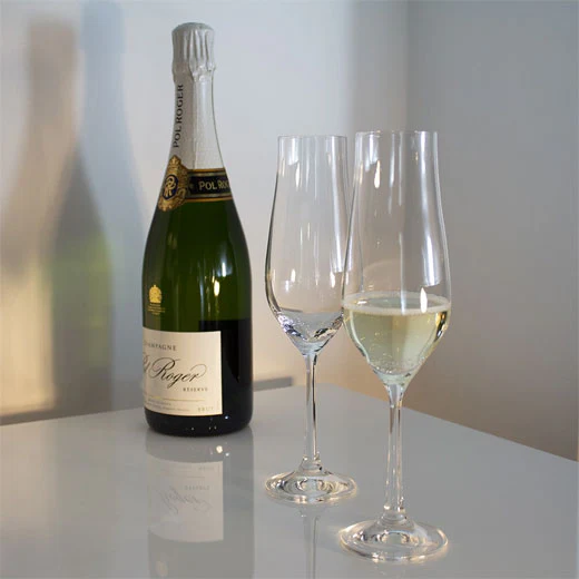 Royal Scot Crystal Classic Collection 2 x 17cl Champagne Flutes - Image 3
