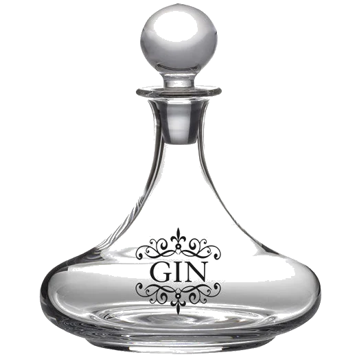 Royal Scot Crystal Classic Collection 75cl 'GIN' Ships Decanter