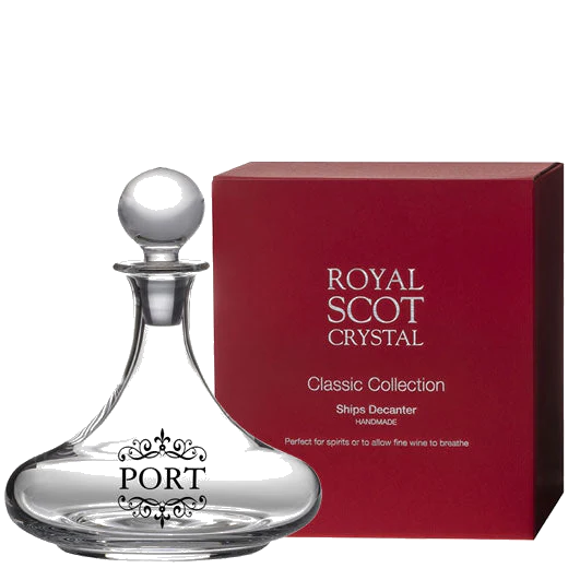 Royal Scot Crystal Classic Collection 75cl 'PORT' Ships Decanter - Image 2