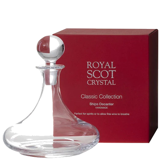 Royal Scot Crystal Classic Collection 75cl Ships Decanter - Image 2