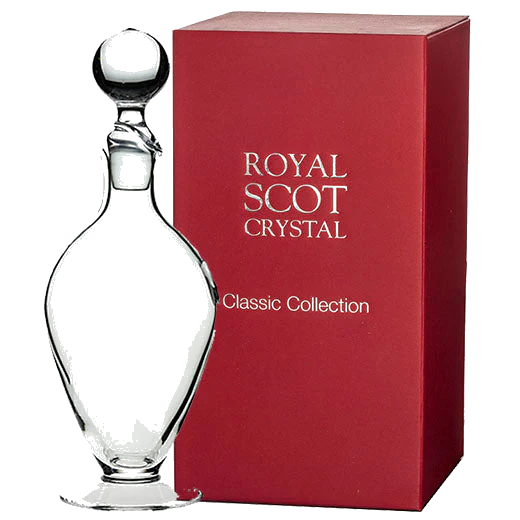 Royal Scot Crystal Classic Collection 80cl Footed Wine Decanter - Image 2