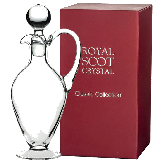 Royal Scot Crystal Classic Collection 80cl Handled Wine Decanter - Image 2