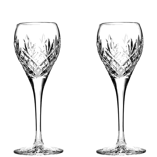 Royal Scot Crystal Edinburgh 2 x 11cl Port/Sherry Glasses