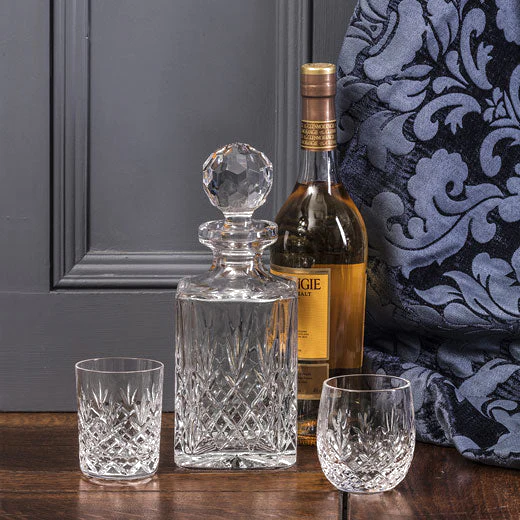 Royal Scot Crystal Edinburgh 2 x 25cl Barrel Tumblers - Image 3