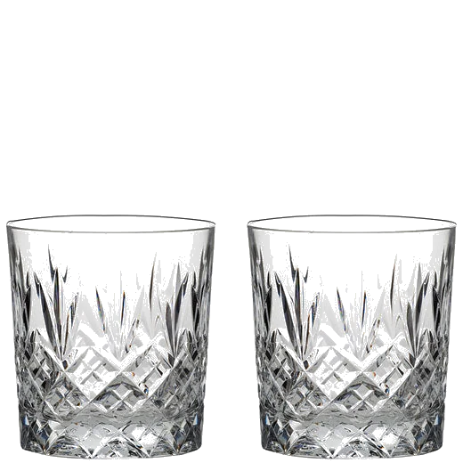 Royal Scot Crystal Edinburgh 2 x 33cl Large Tumblers