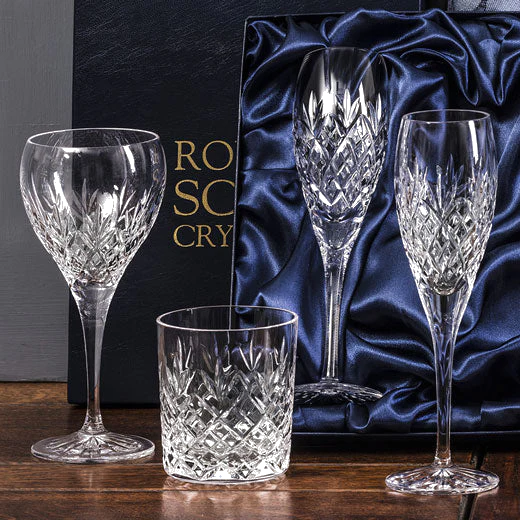 Royal Scot Crystal Edinburgh 2 x 33cl Large Tumblers - Image 3