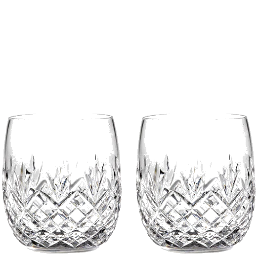 Royal Scot Crystal Edinburgh 2 x 35cl Gin & Tonic Barrel Tumblers