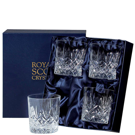 Royal Scot Crystal Edinburgh 4 x 33cl Large Tumblers - Image 2