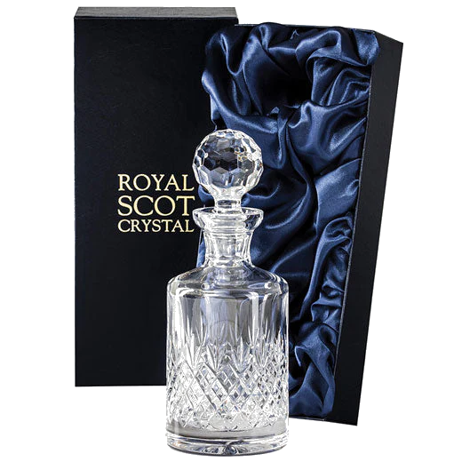 Royal Scot Crystal Edinburgh 50cl Round Spirit Decanter - Image 2