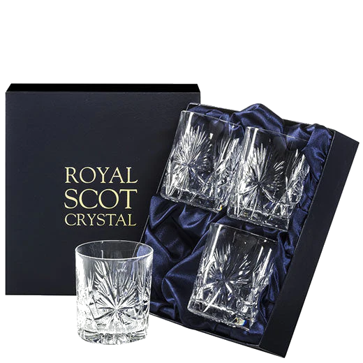 Royal Scot Crystal Edinburgh Star 4 x 33cl Large Tumblers - Image 2