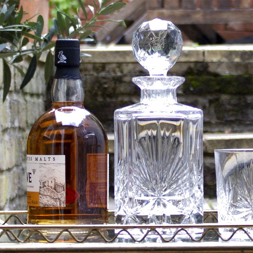 Royal Scot Crystal Edinburgh Star Square Whisky Set - Image 4