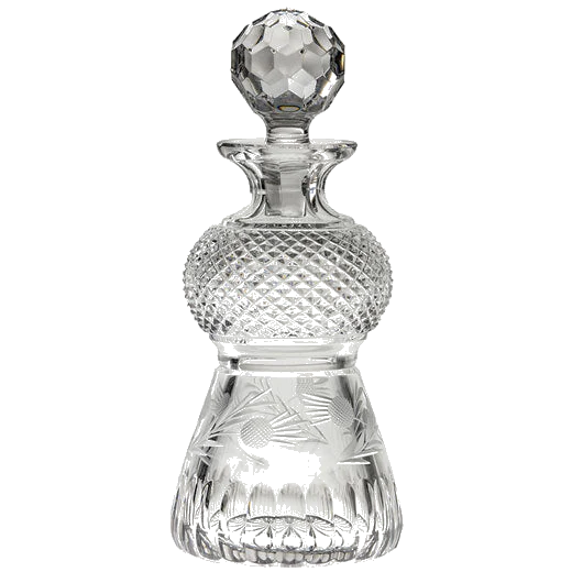 Royal Scot Crystal Flower of Scotland Thistle Shape Whisky Set - Image 2