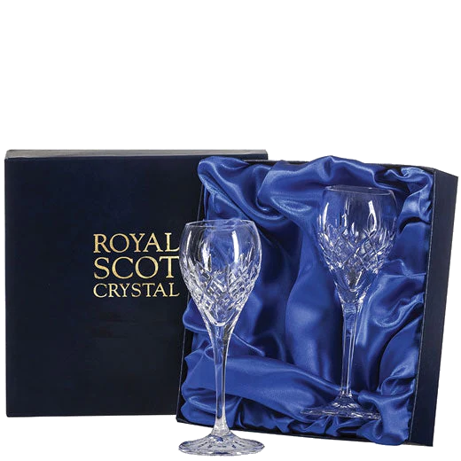 Royal Scot Crystal London 2 x 11cl Port/Sherry Glasses - Image 2