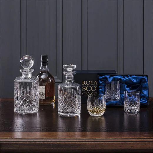 Royal Scot Crystal London 2 x 21cl Small Whisky Tumblers - Image 3