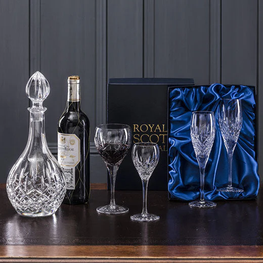 Royal Scot Crystal London 4 x 18cl Champagne Flutes - Image 3