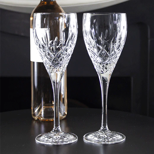 Royal Scot Crystal London 4 x 30cl Wine Glasses - Image 2