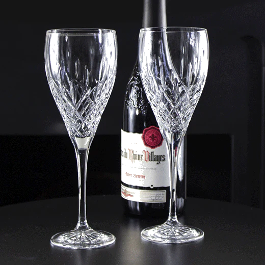 Royal Scot Crystal London 4 x 32cl Large Wine Glasses - Image 3