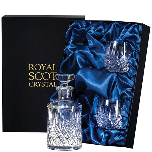Royal Scot Crystal London Single Malt Whisky Set