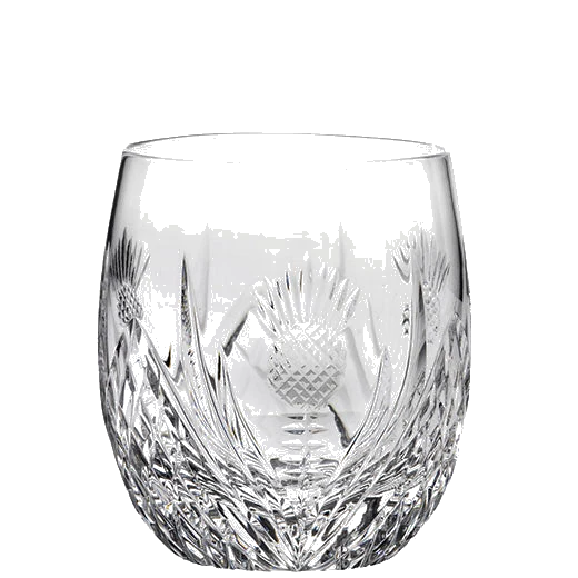 Royal Scot Crystal Scottish Thistle 25cl Single Barrel Tumbler