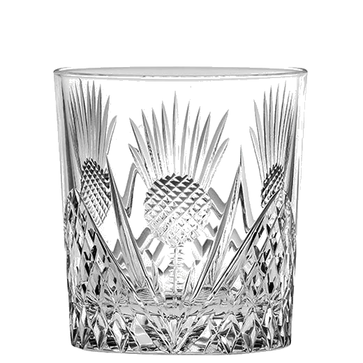 Royal Scot Crystal Scottish Thistle 33cl Single Large Tumbler