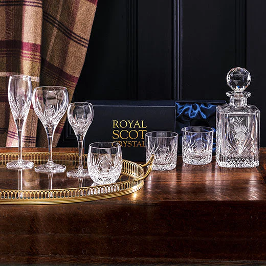 Royal Scot Crystal Scottish Thistle 33cl Single Large Tumbler - Image 4