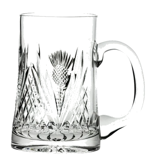 Royal Scot Crystal Scottish Thistle Large Tankard