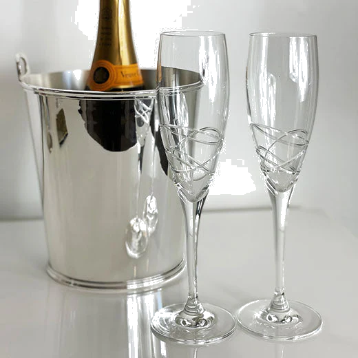 Royal Scot Crystal Skye 2 x 25cl Champagne Flutes - Image 3