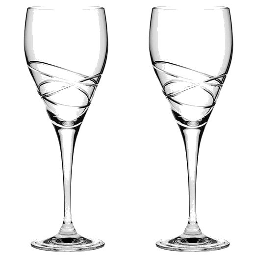 Royal Scot Crystal Skye 2 x 40cl Large Wine Glasses