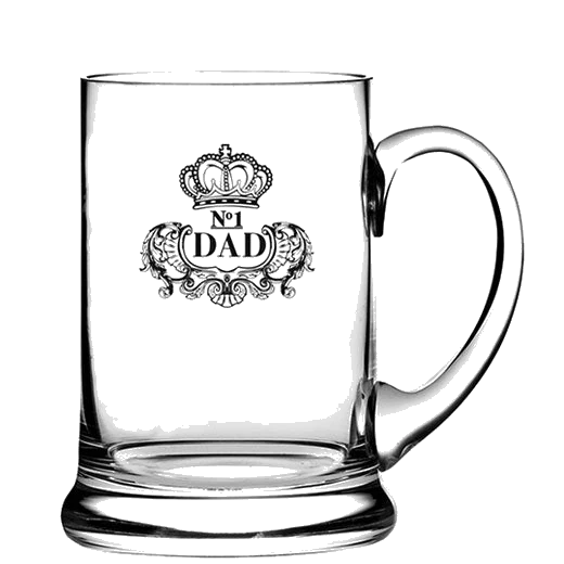 Royal Scot Crystal St Andrews 'No.1 Dad' Engraved Real Ale Tankard