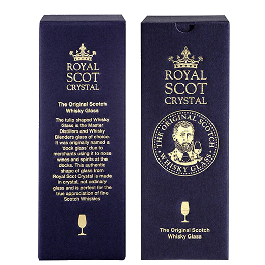 Royal Scot Crystal Stemmed 'Whisky' Engraved Scotch Glass - Image 2