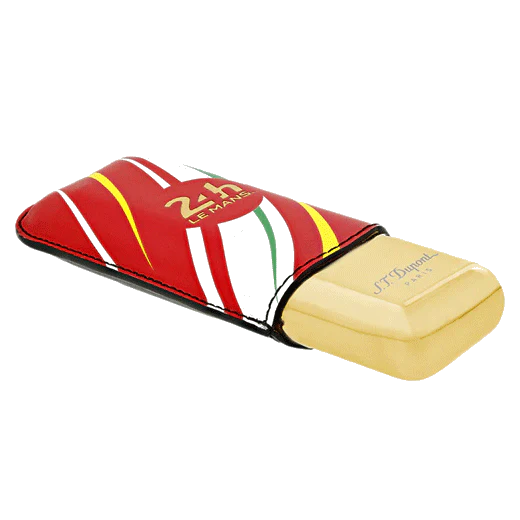 S.T. Dupont Paris 24H du Mans Red & Gold Double Cigar Case - Image 3