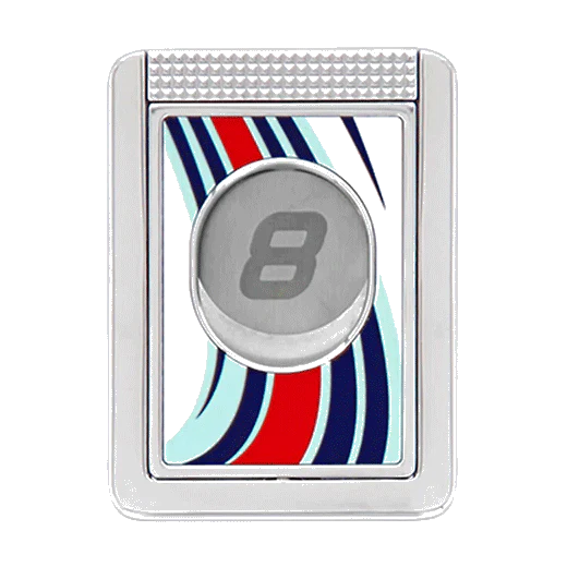 S.T. Dupont Paris 24H du Mans White & Chrome Cigar Cutter Stand - Image 2