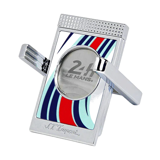 S.T. Dupont Paris 24H du Mans White & Chrome Cigar Cutter Stand - Image 3