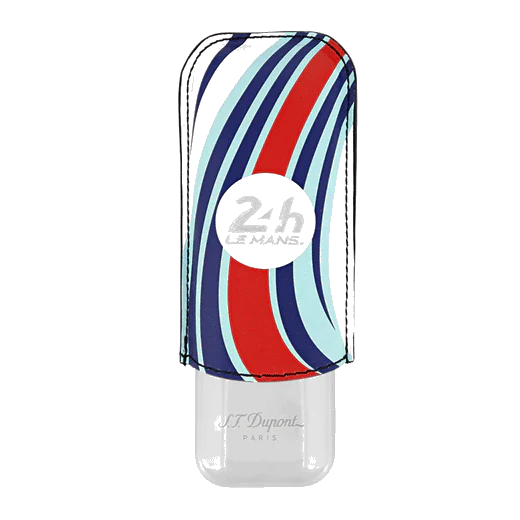 S.T. Dupont Paris 24H Du Mans White & Chrome Double Cigar Case