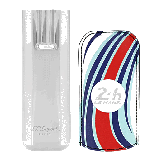 S.T. Dupont Paris 24H Du Mans White & Chrome Double Cigar Case - Image 2