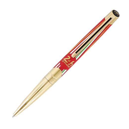 S.T. Dupont Paris 24hr du Mans Défi Millenium Red & Gold Ballpoint Pen