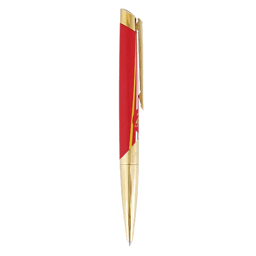 S.T. Dupont Paris 24hr du Mans Défi Millenium Red & Gold Ballpoint Pen - Image 2
