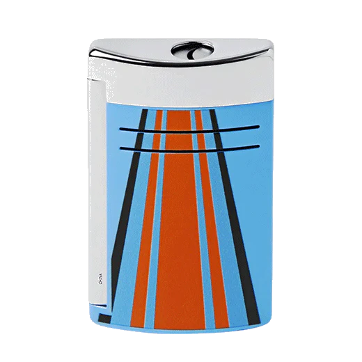 S.T. Dupont Paris 24Hrs Le Mans Blue & Orange Maxijet Lighter - Image 3