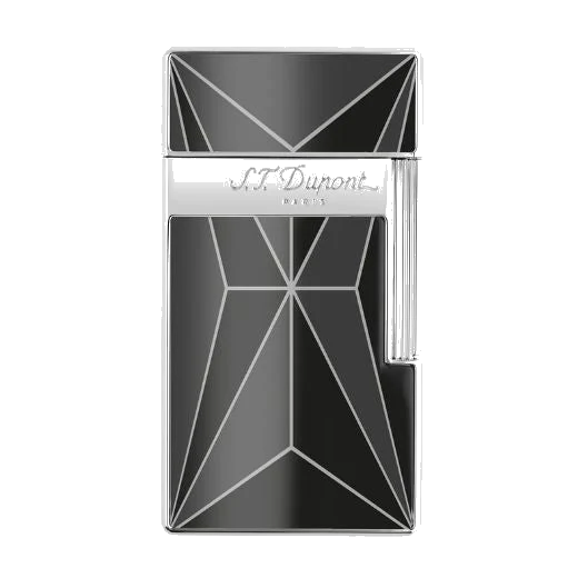 S.T. Dupont Paris Biggy Black & Chrome Fire X Lighter