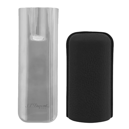 S.T. Dupont Paris Black Grained Leather 2 Cigar Case - Image 3