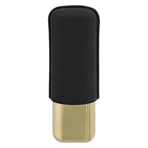 S.T. Dupont Paris Black Leather Double Cigar Case - Image 2