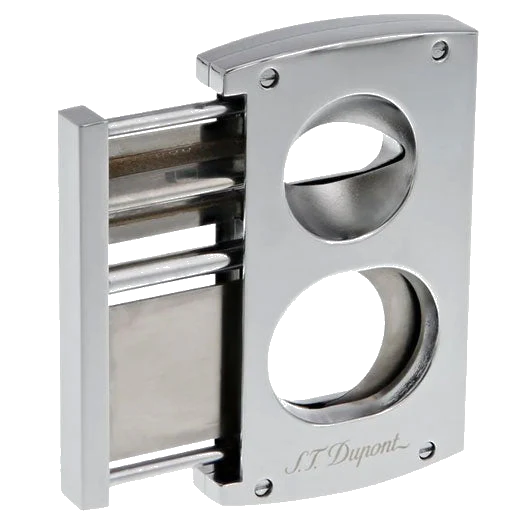 S.T. Dupont Paris Chrome Double Blade Cigar Cutter - Image 2