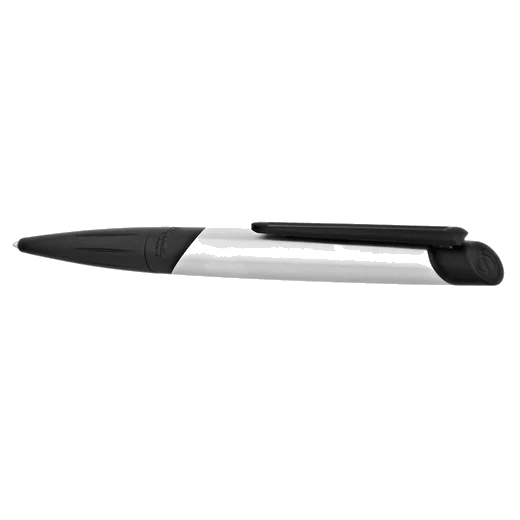 S.T. Dupont Paris Chrome & Matte Black Défi Millenium Ballpoint Pen - Image 4