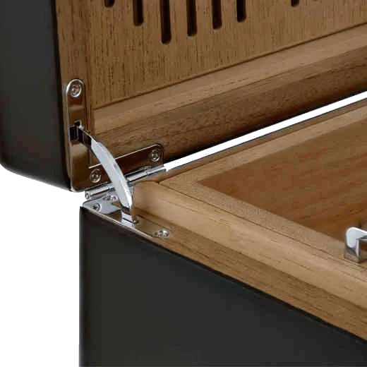 S.T. Dupont Paris Cube Cigar Humidor Black - Image 3