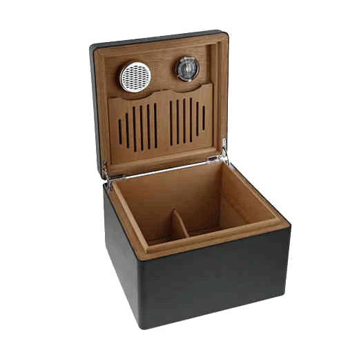 S.T. Dupont Paris Cube Cigar Humidor Black - Image 4