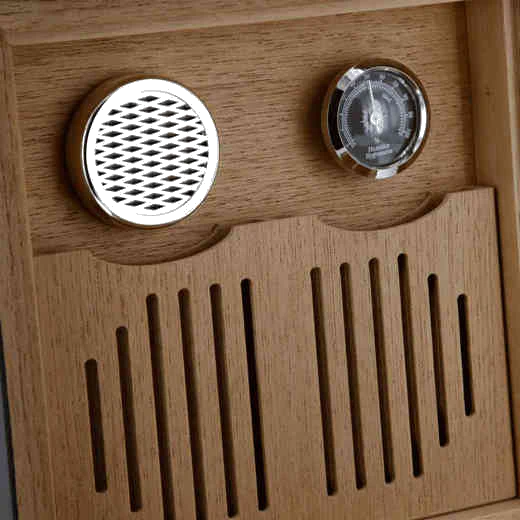S.T. Dupont Paris Cube Cigar Humidor Black - Image 5