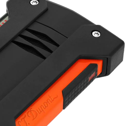 S.T. Dupont Paris DĂ©fi ExtrĂȘme Matte Neon Orange Lighter - Image 2
