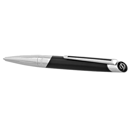 S.T. Dupont Paris Défi Millenium Black & Chrome Ballpoint Pen - Image 4