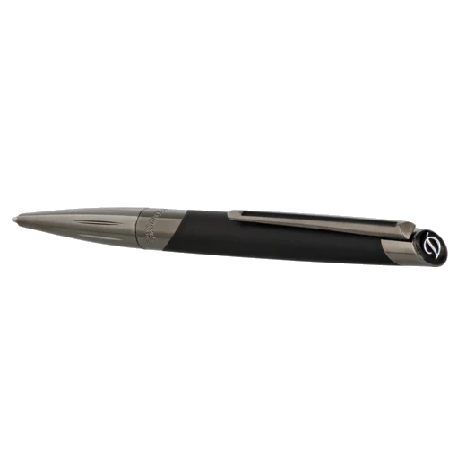 S.T. Dupont Paris Défi Millenium Black & Gunmetal Ballpoint Pen - Image 3